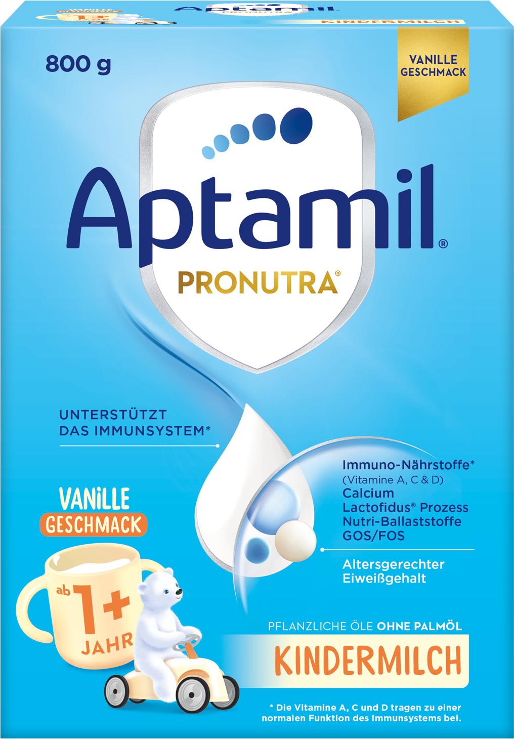 Aptamil Kindermilch 1+ mit Vanille-Geschmack