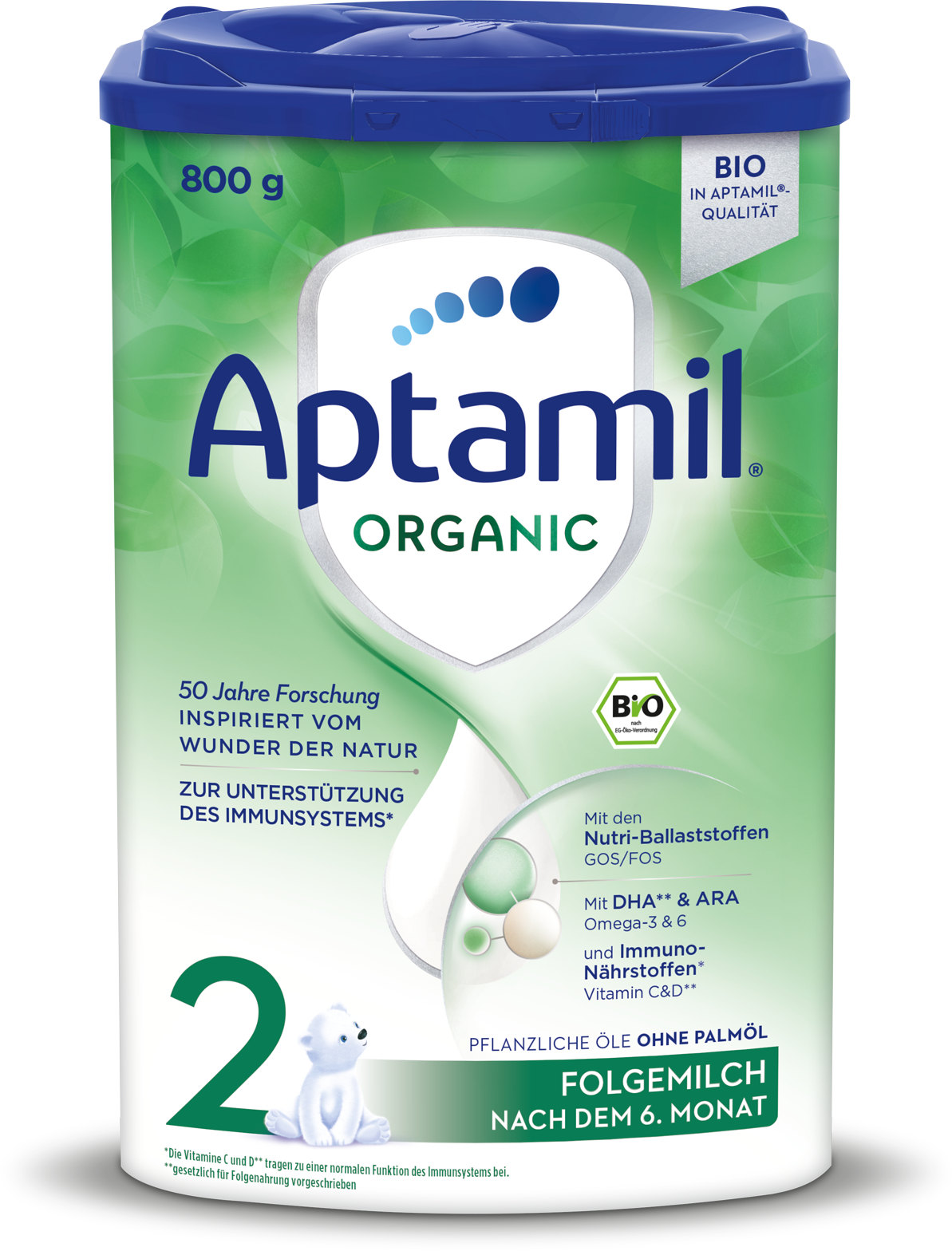 Aptamil 2 Organic (BIO), Folgemilch