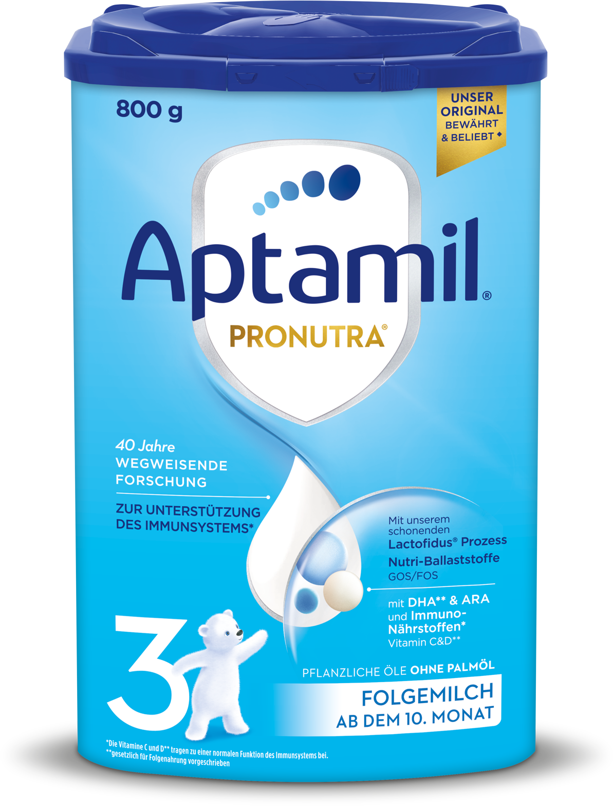 Aptamil 3 Pronutra, Folgemilch