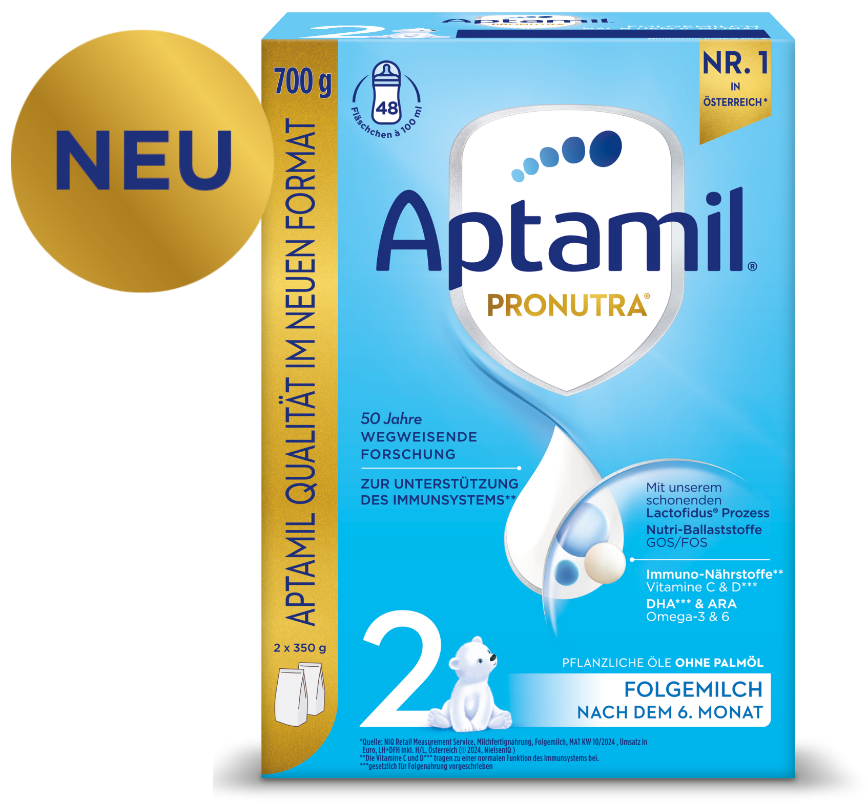 Aptamil 2 Pronutra 700g