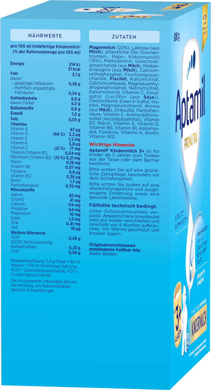 Pronutra Kindermilch 3+ l