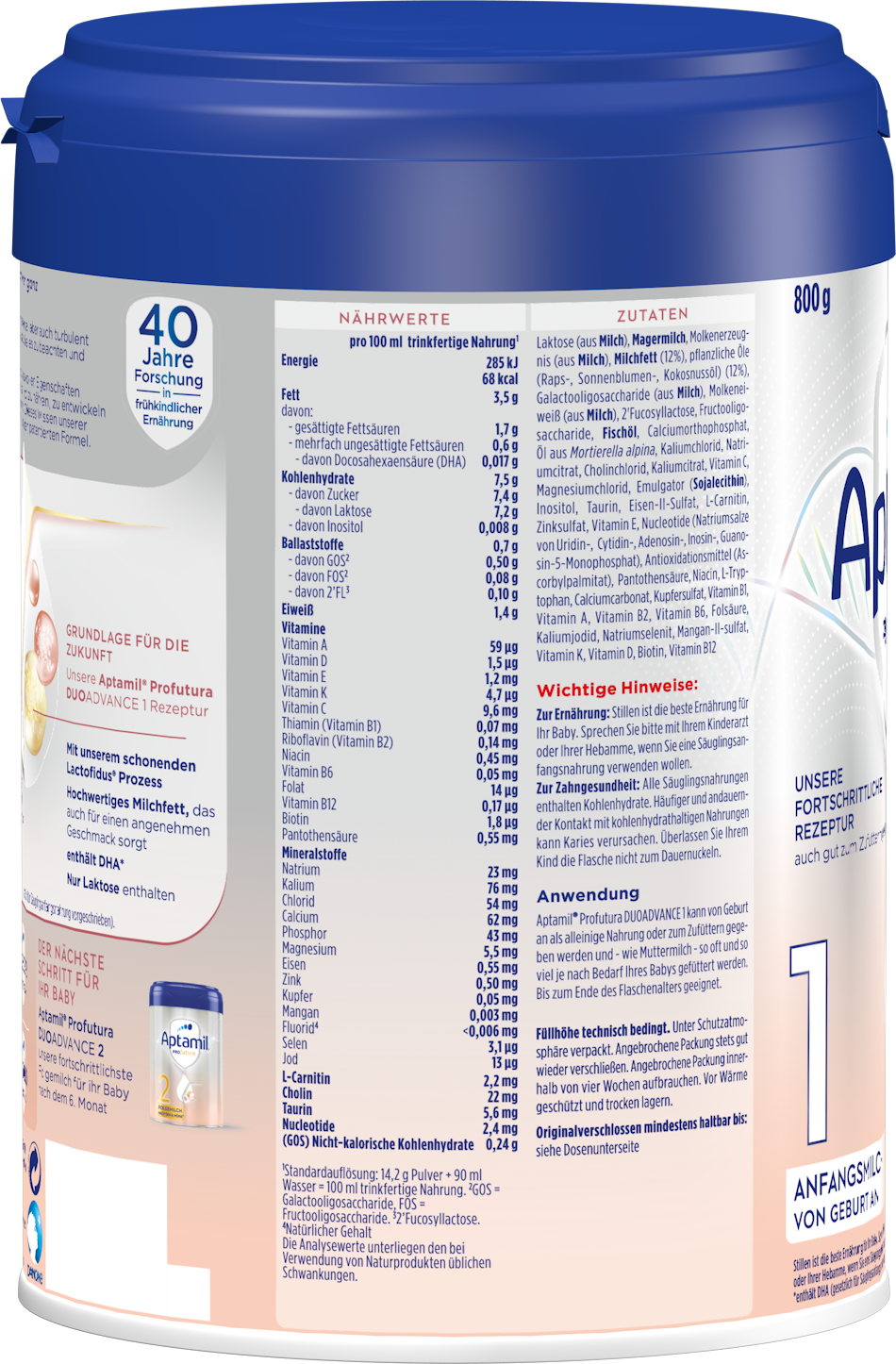 Aptamil Profutura DUO 1 Links