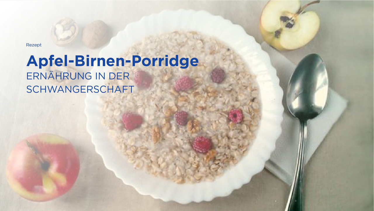 apfel birne porridge